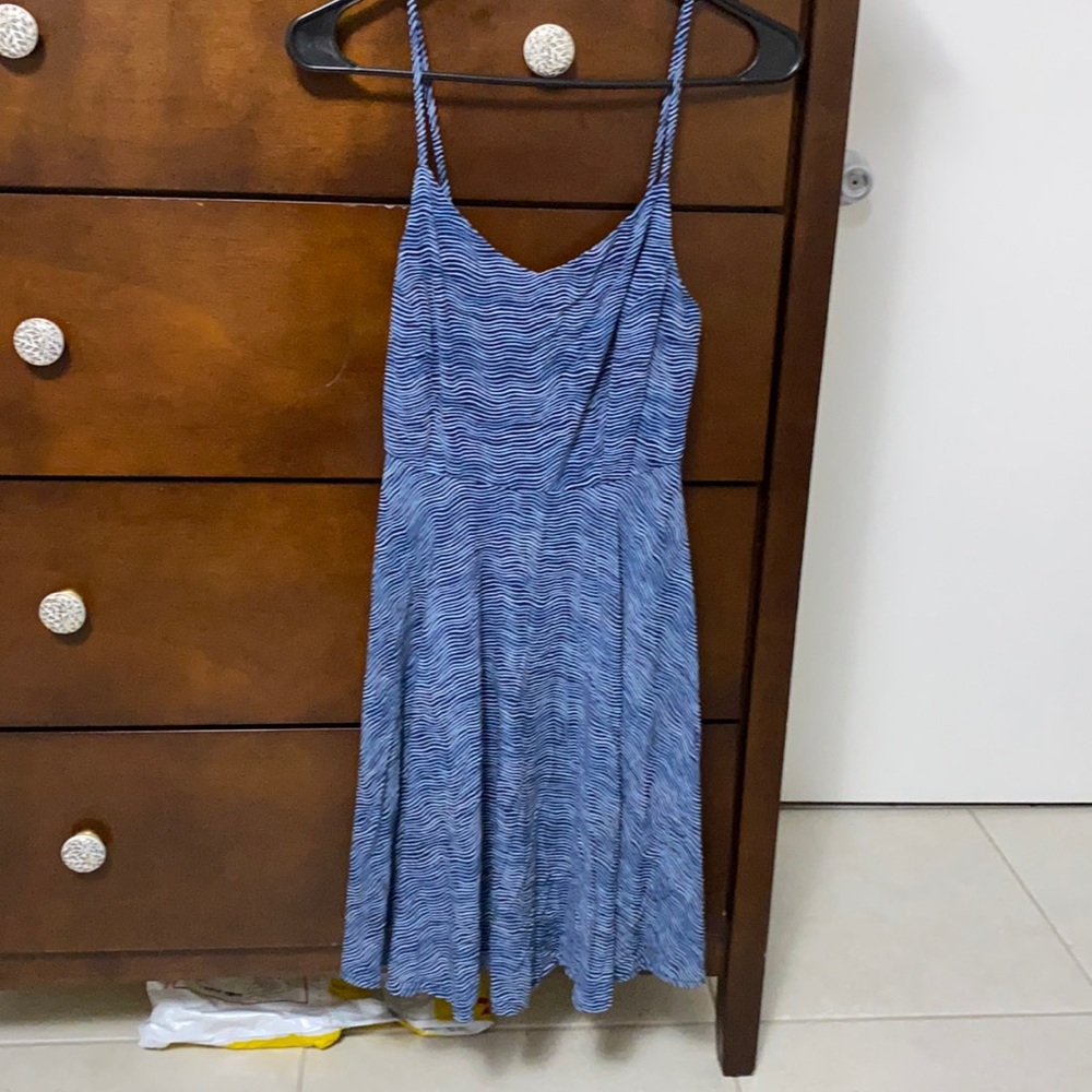 Blue old navy skater dress